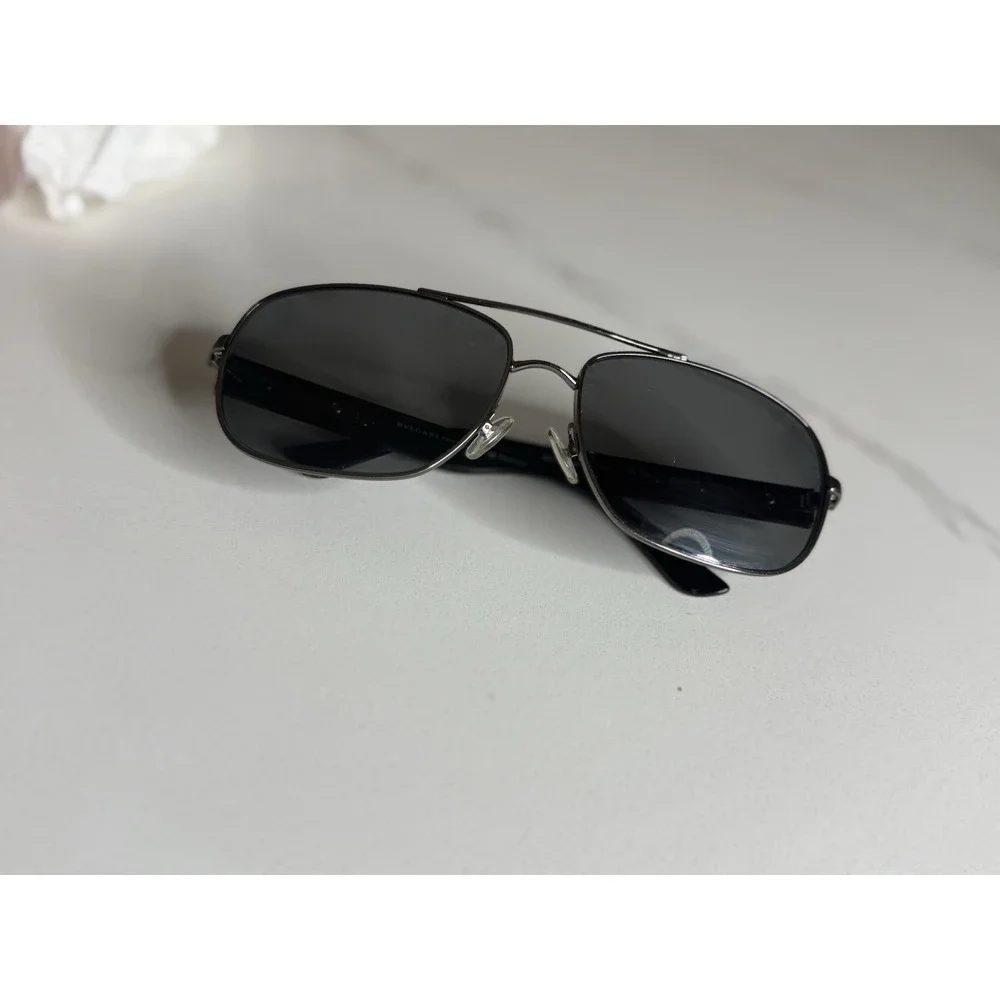 BVLGARI Men's PILOT Metal Eyeglasses / Glasses FRAME ONLY 5017